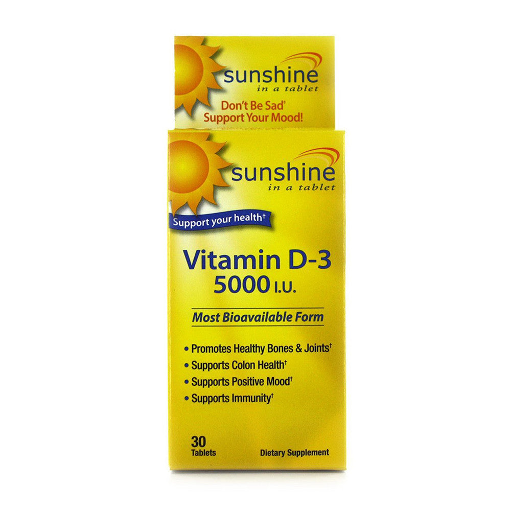 Windmill Sunshine Super Vitamin D 5000Iu Tablets To Support Your Mood, 30 Ea